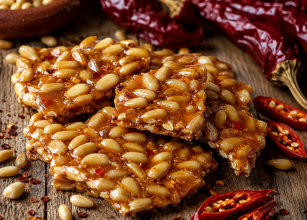 Pinon Brittle with Red Chile