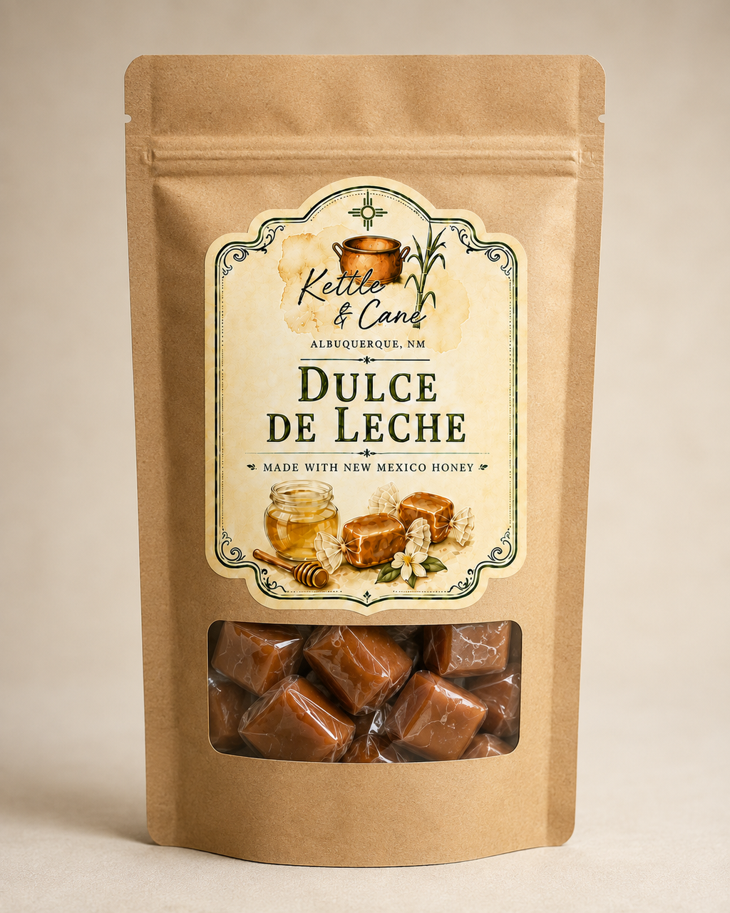 New Mexico Honey Caramels Dulce de Leche