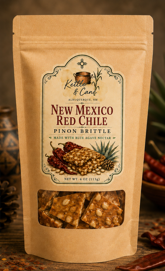 Pinon Brittle with Red Chile